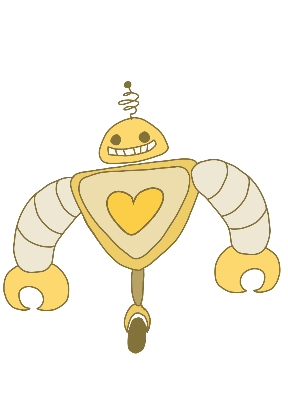 Large Yellow HealthBot