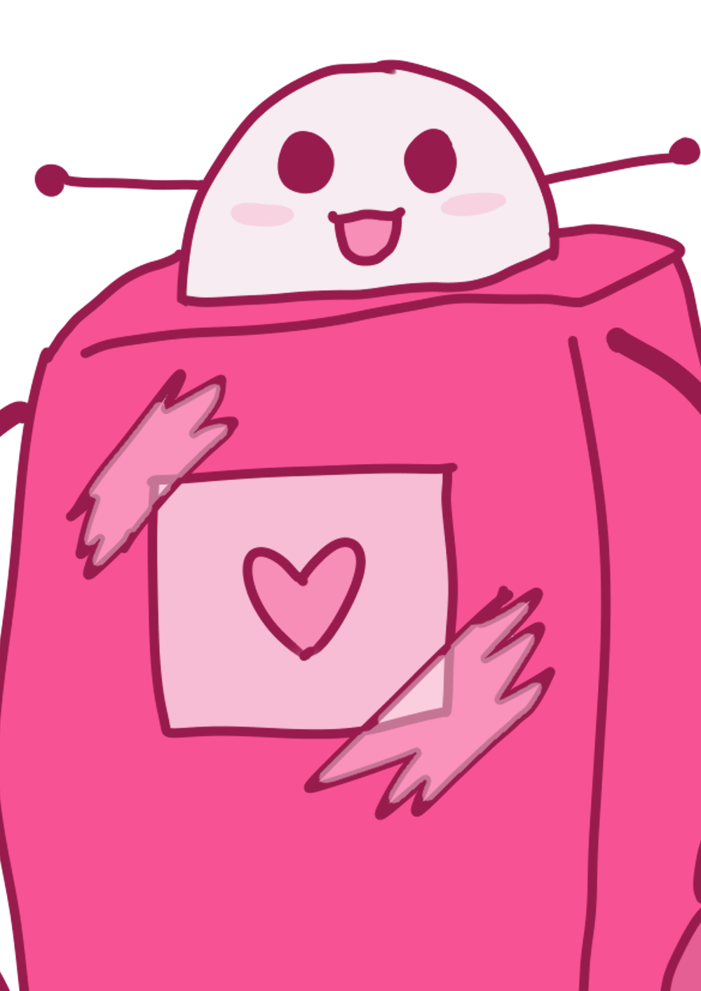 Large Pink HealthBot